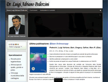 Tablet Screenshot of luigipederzini.com